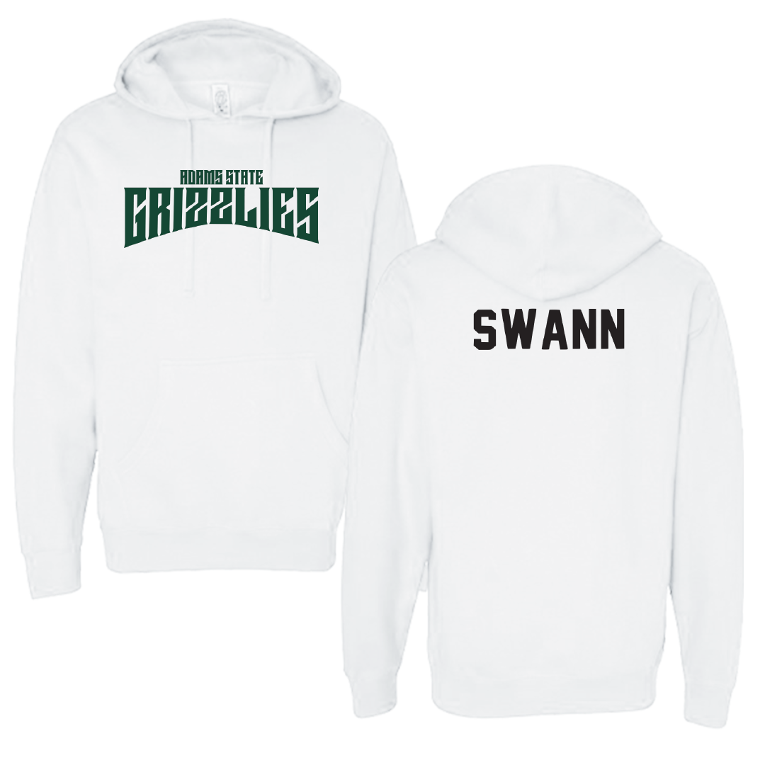 Adams State University TF and XC White Classic Hoodie - Micah Swann