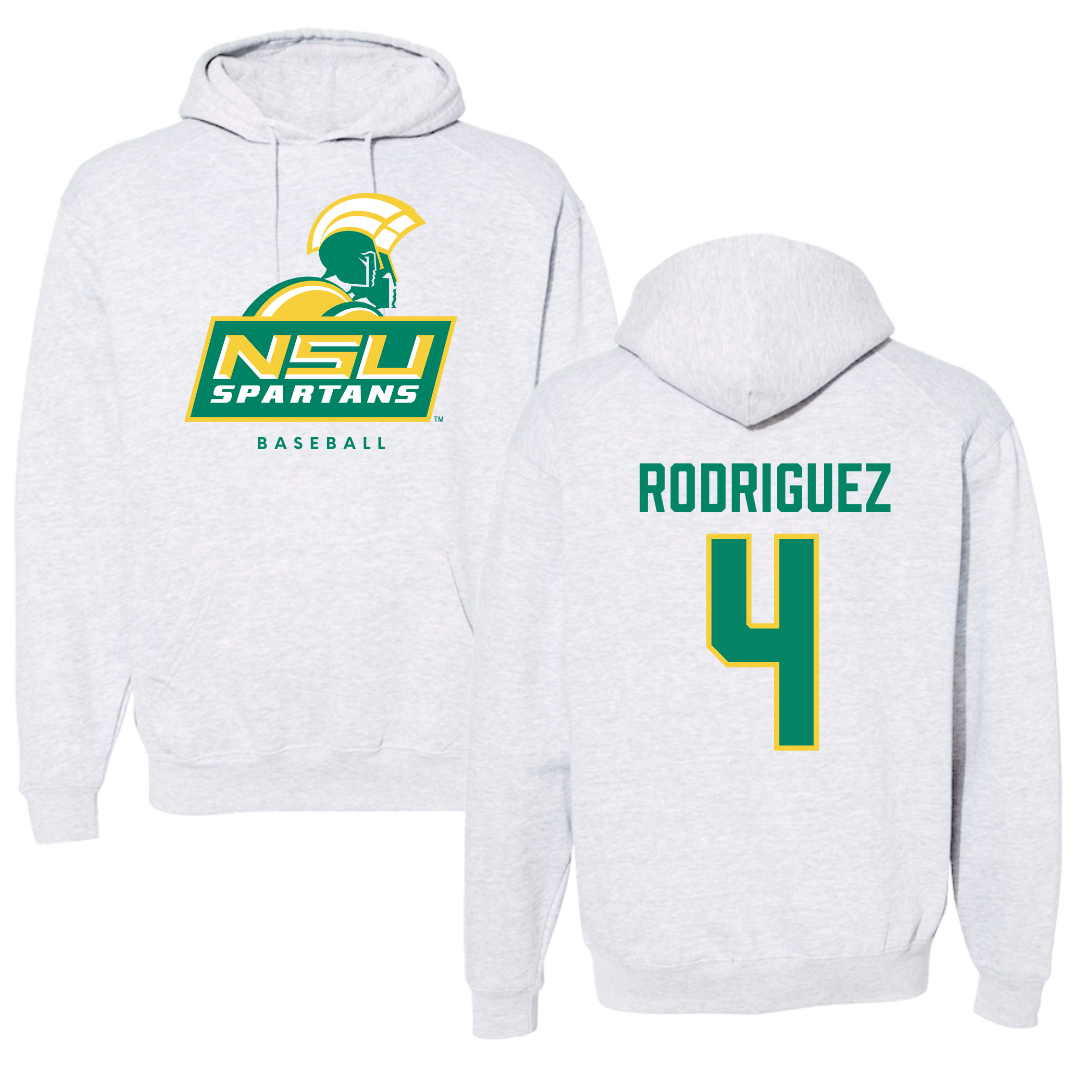 Norfolk State University Baseball Gray Hoodie - #4 Raphael Rodriguez