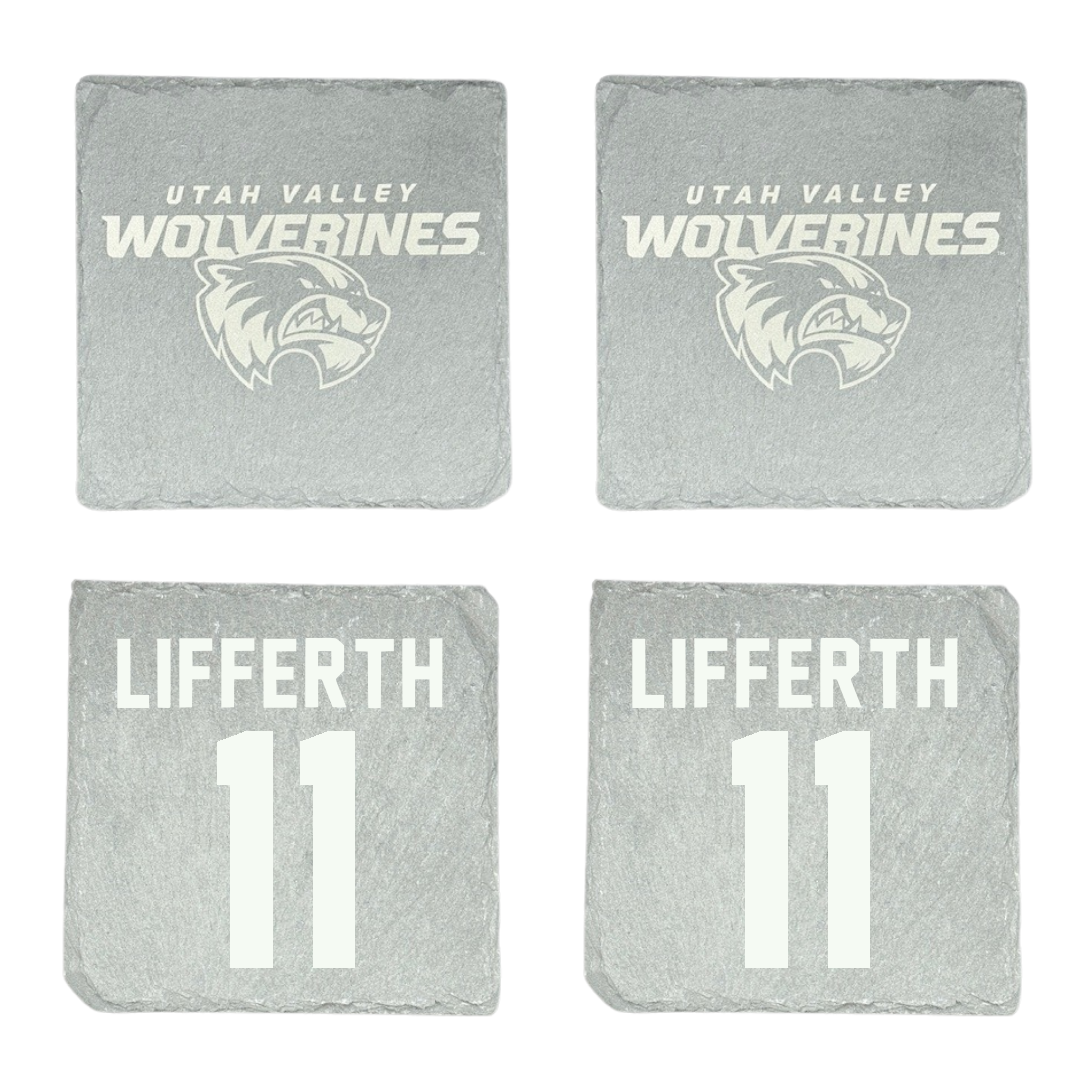 Utah Valley University Soccer Stone Coaster (4 Pack)  - #11 Zach Lifferth
