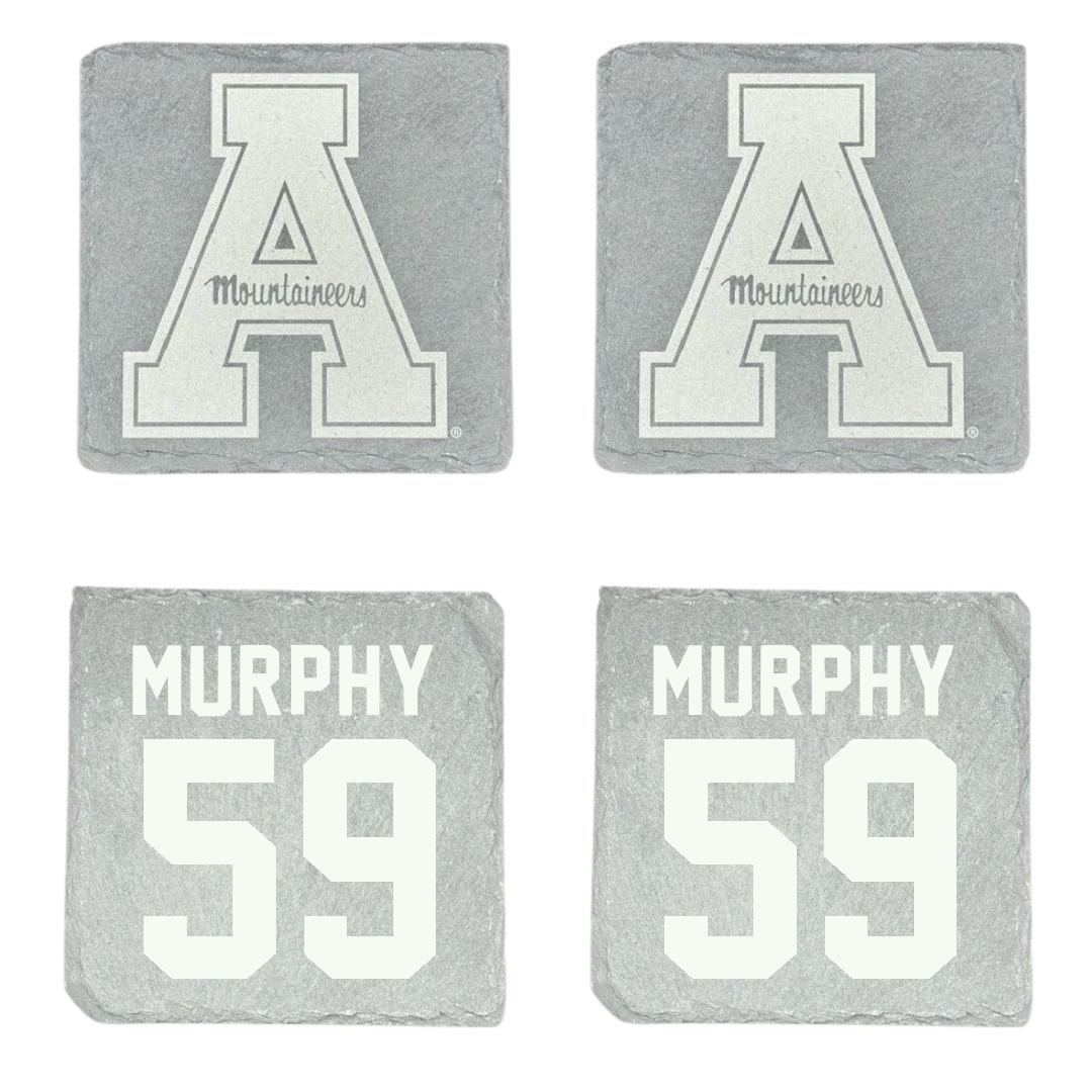 Appalachian State University Football Stone Coaster (4 Pack)  - #59 Jack Murphy