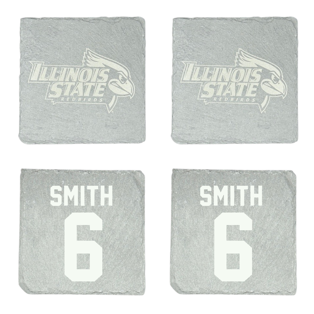 Illinois State University Baseball Stone Coaster (4 Pack)  - #6 Noah Smith