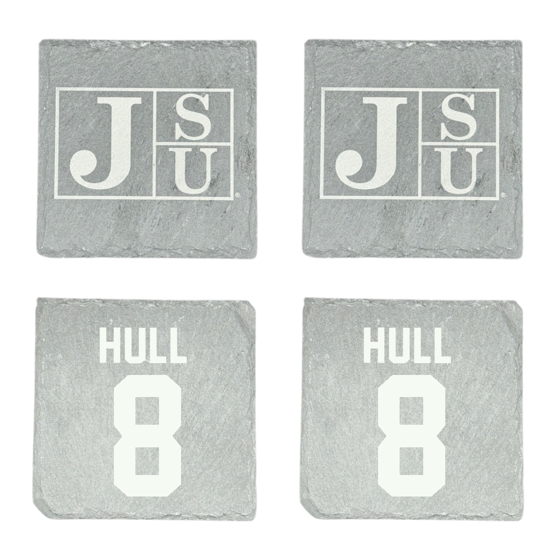Jackson State University Baseball Stone Coaster (4 Pack)  - #8 Davione Hull