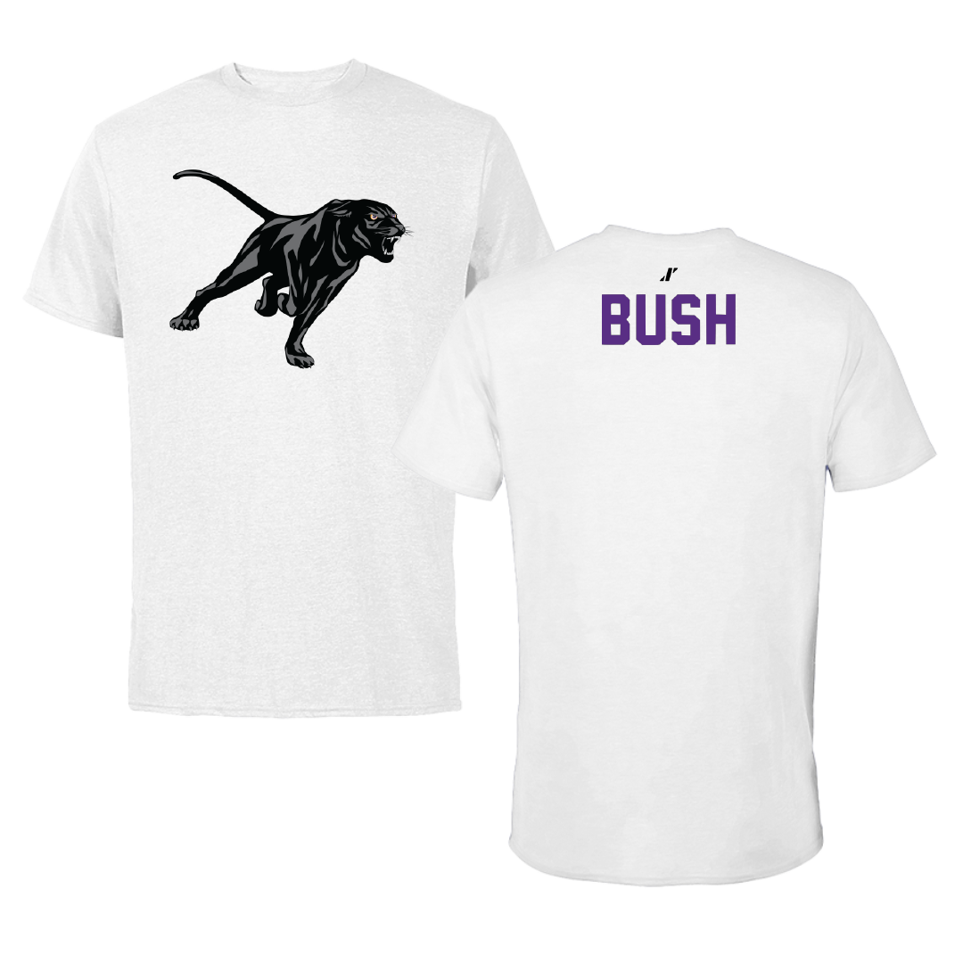 Prairie View A&M University Basketball White Tee - Braelon Bush
