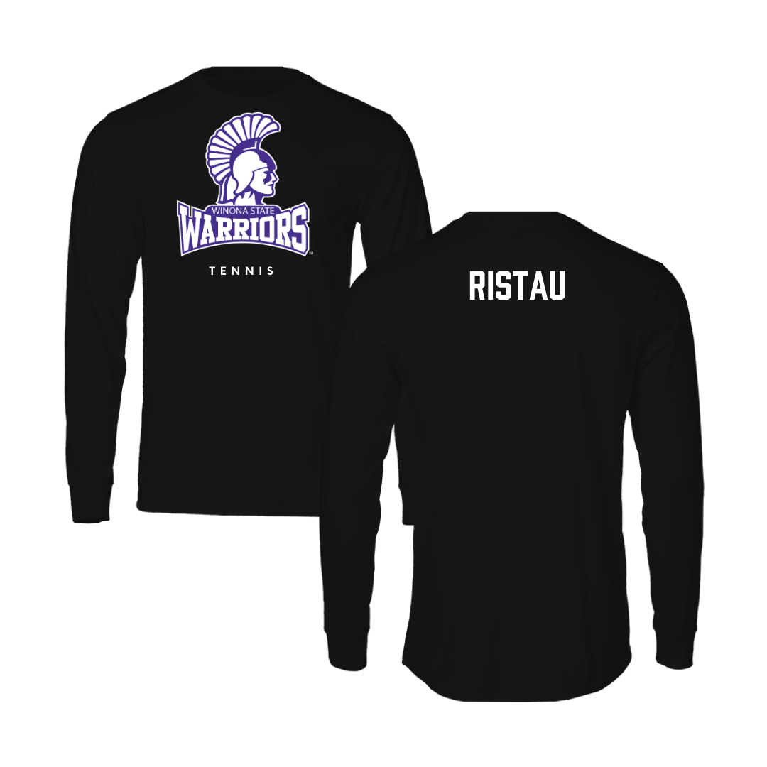 Winona State University Tennis Black Long Sleeve - Lainy Ristau