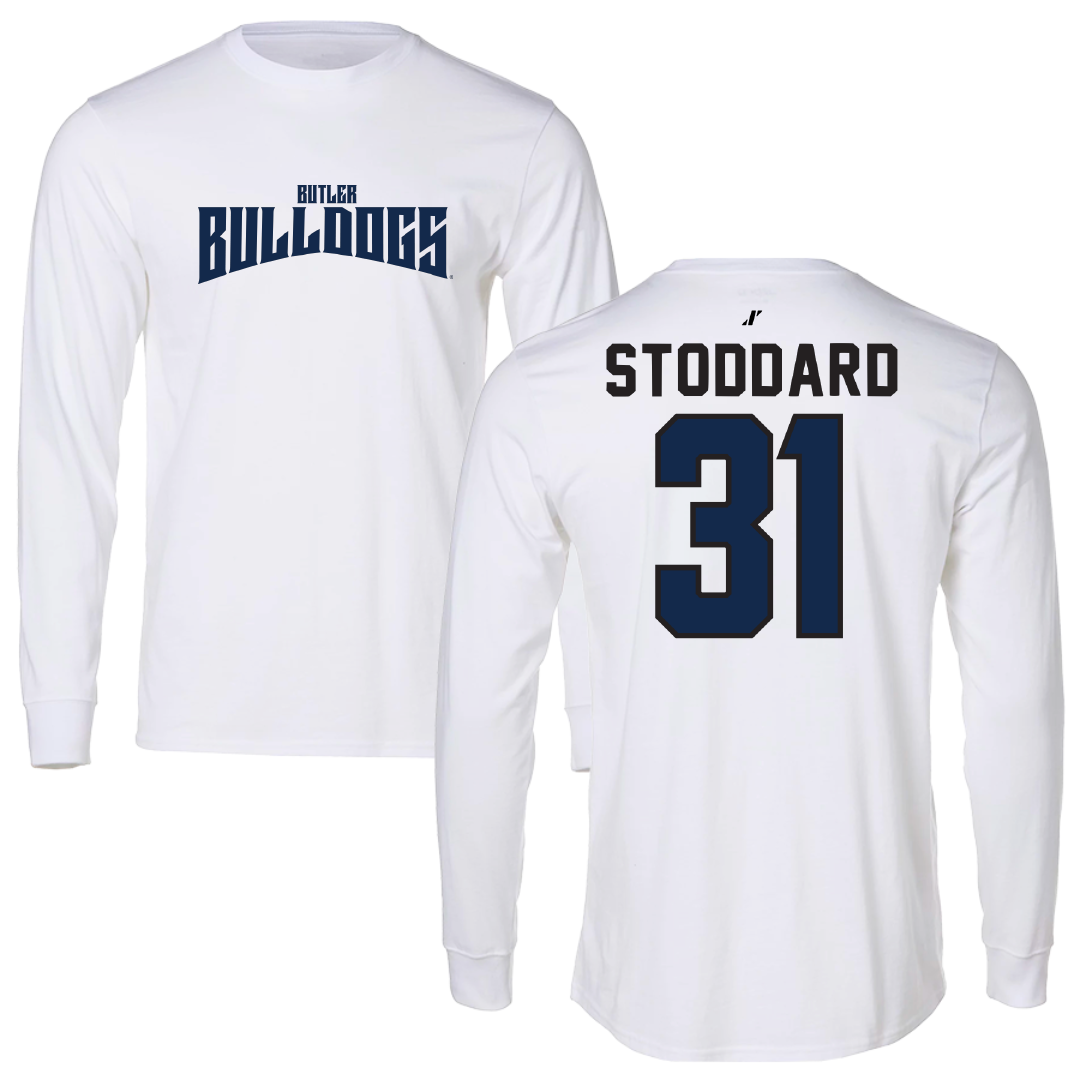 Butler University Basketball White Classic Long Sleeve - #31 Lillian Stoddard