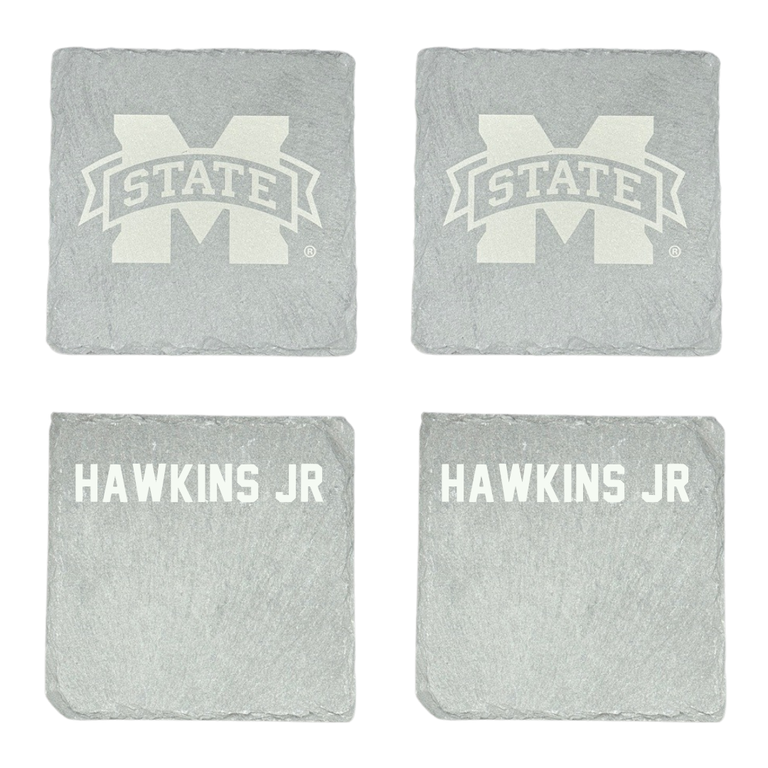 Mississippi State University TF and XC Stone Coaster (4 Pack)  - Sherman Hawkins Jr