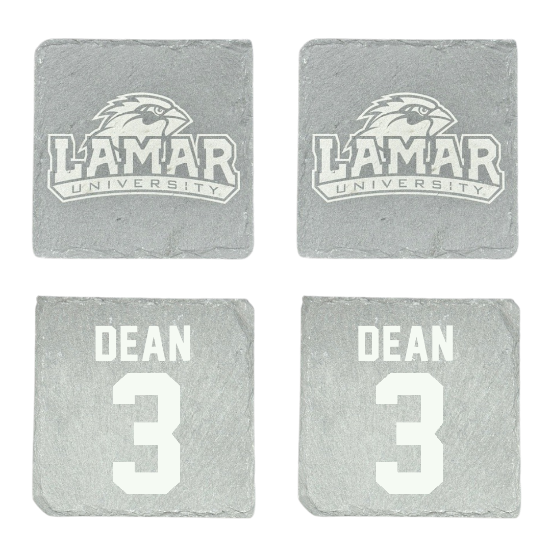 Lamar University Basketball Stone Coaster (4 Pack)  - #3 Sabria Dean