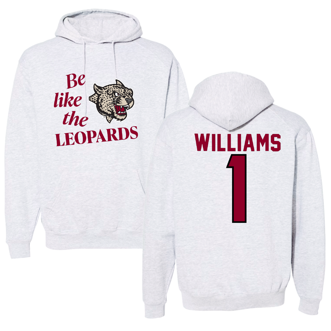 Lafayette College Basketball Light Gray Be Like Us Hoodie - #1 Caleb Williams