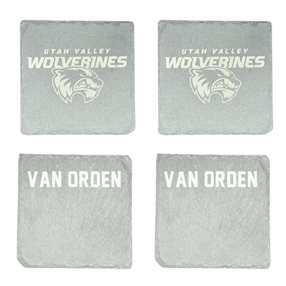 Utah Valley University Wrestling Stone Coaster (4 Pack)  - Luke Van Orden