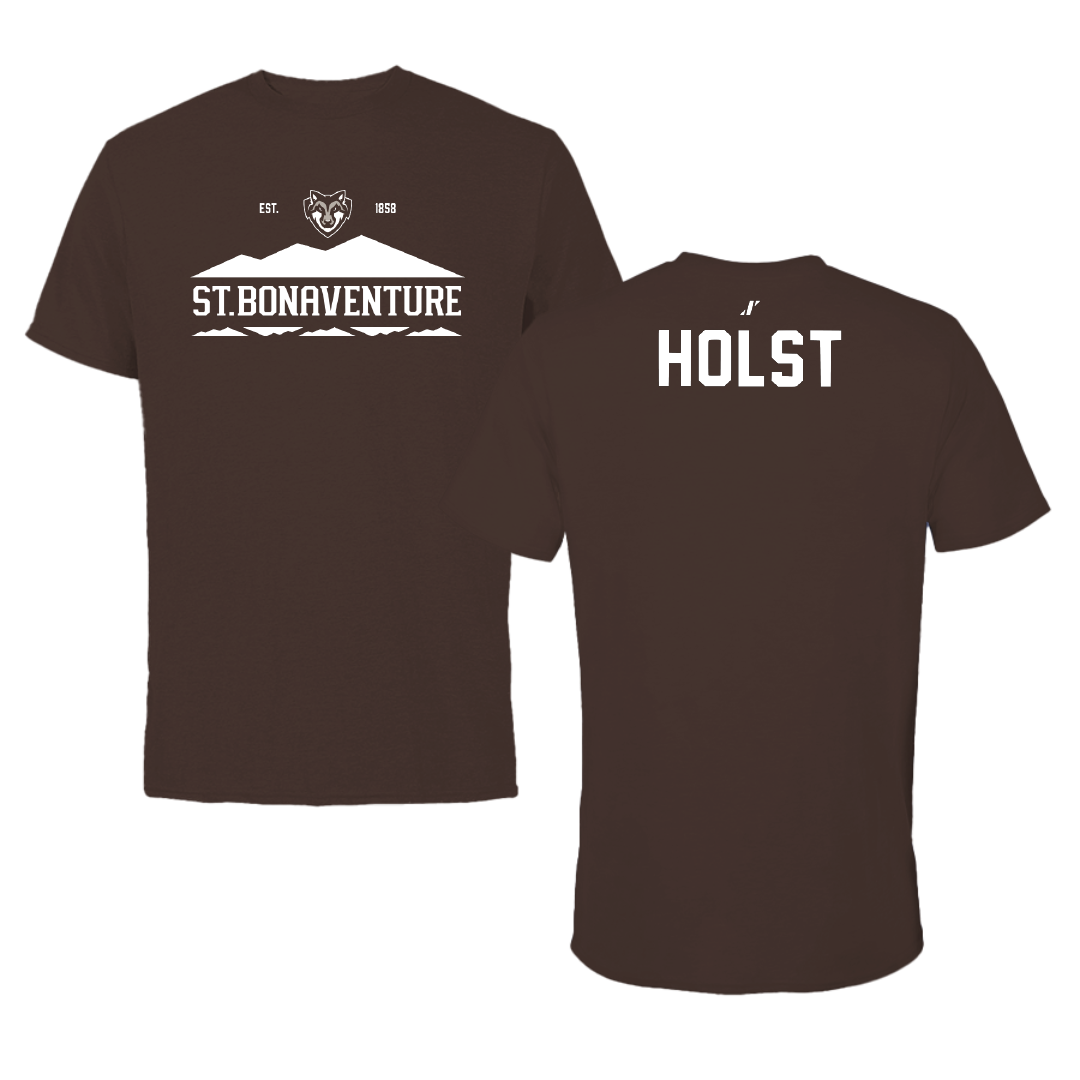 St. Bonaventure University Swimming & Diving Brown General Tee - Maggie Holst