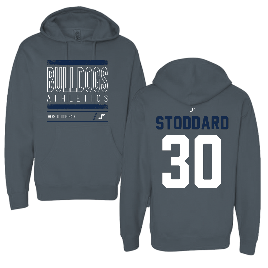 Butler University Basketball Dark Gray Dominate Hoodie - #30 Abigail Stoddard