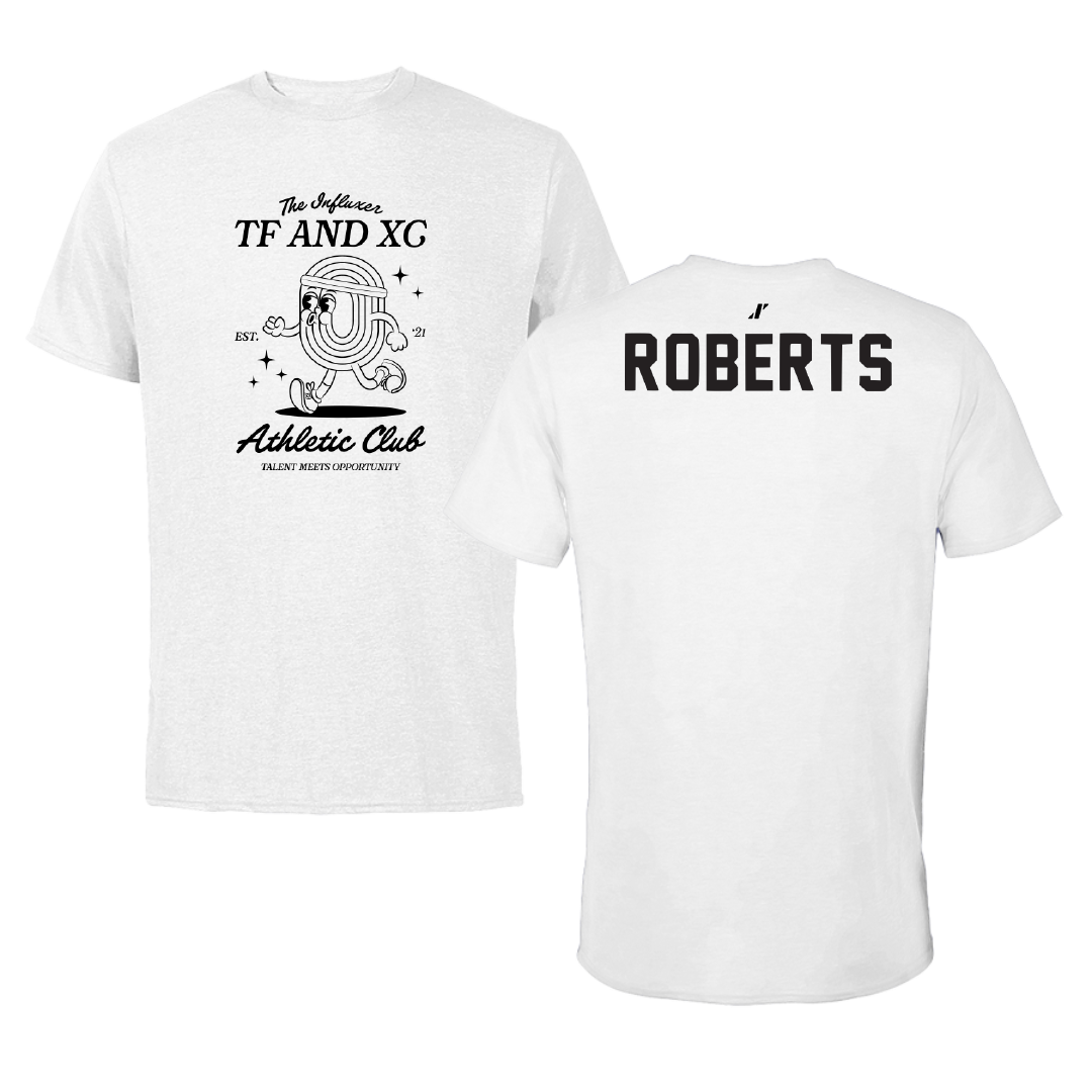 Track and Field White Influxer Athletic Club Tee - Windsor Roberts