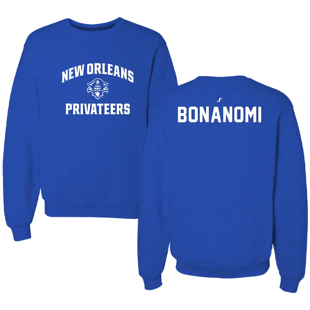 University of New Orleans TF and XC Blue General Crewneck - Irene Bonanomi