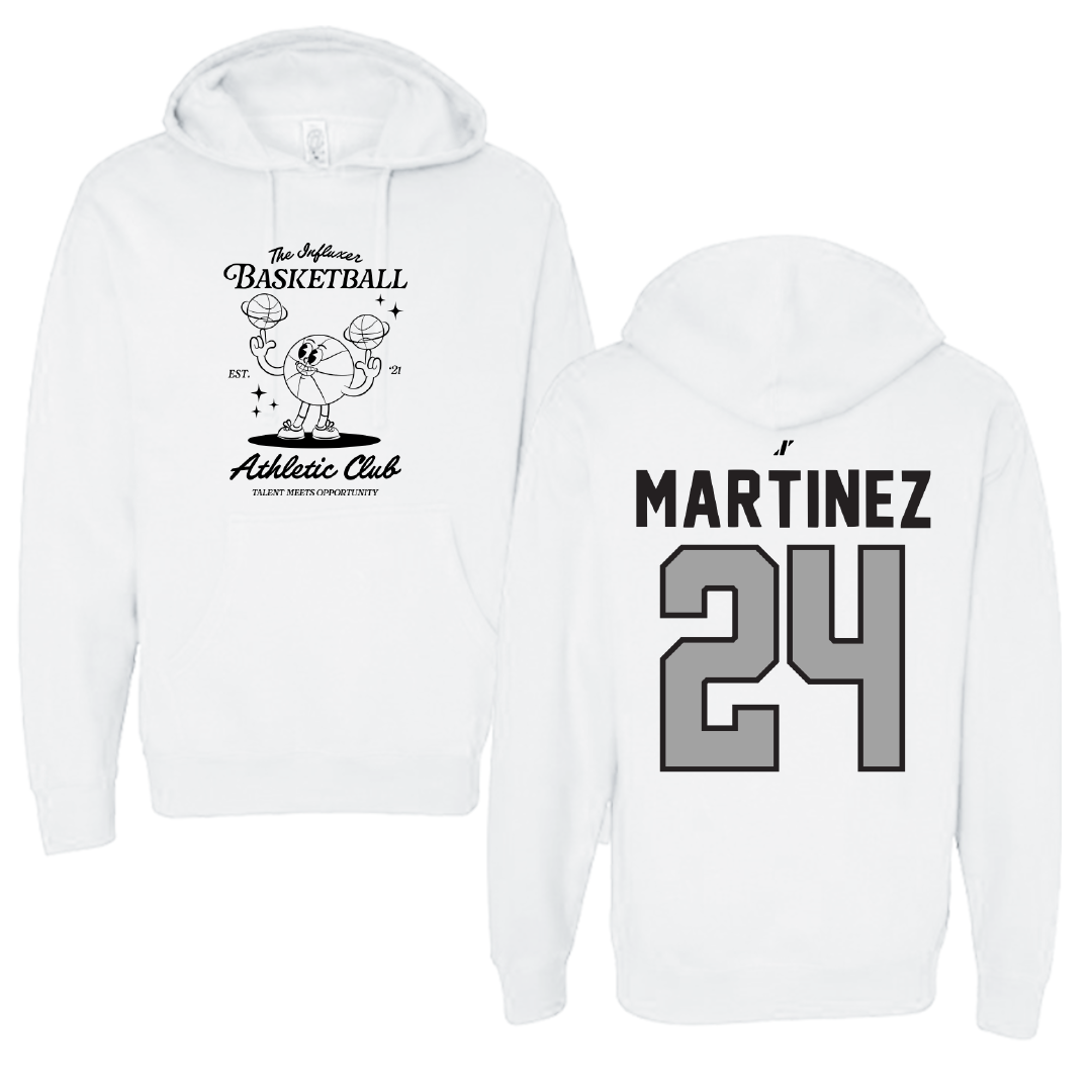 Basketball White Influxer Athletic Club Hoodie - #24 Marypaz Martinez