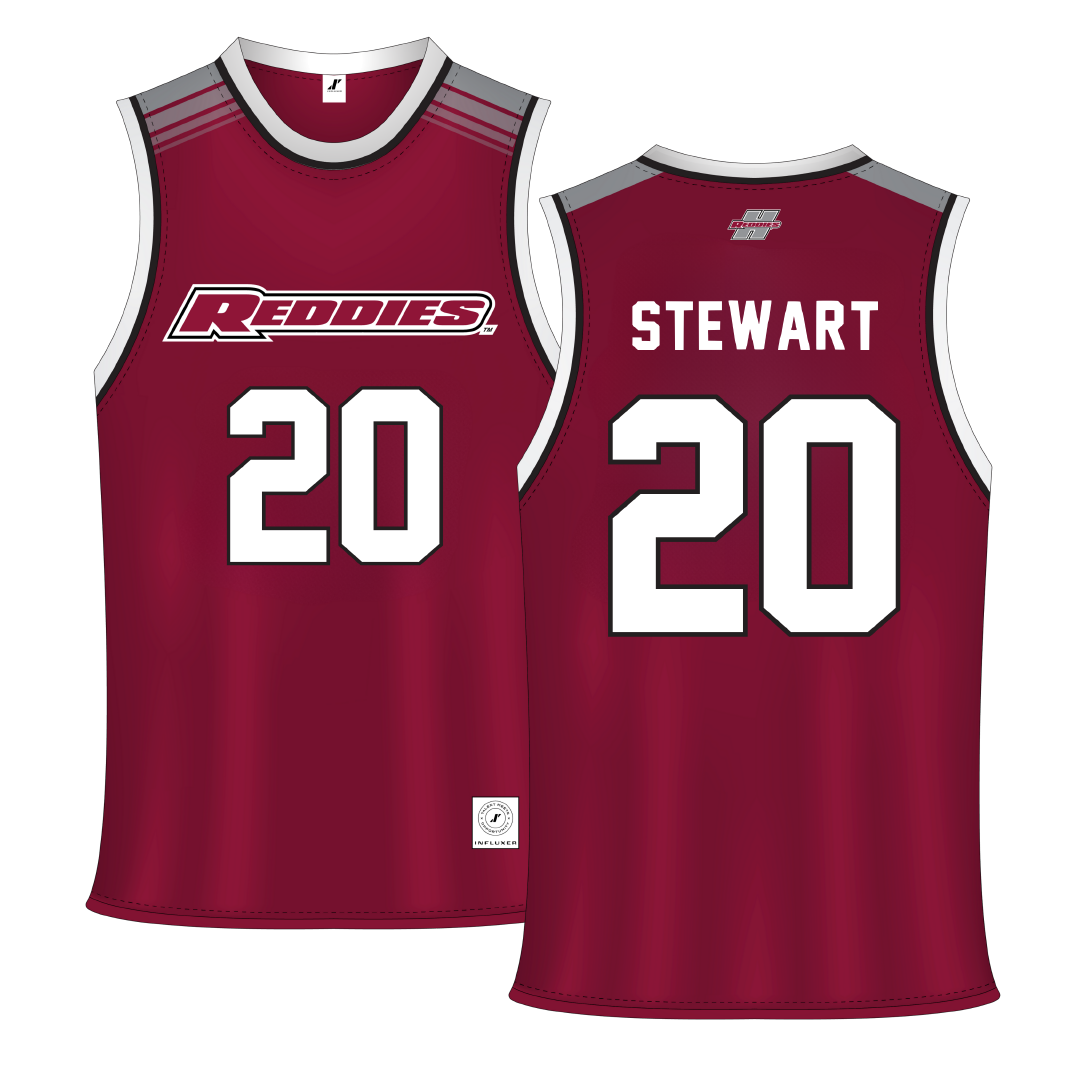 Henderson State University Red Basketball Jersey - #20 KJ Stewart