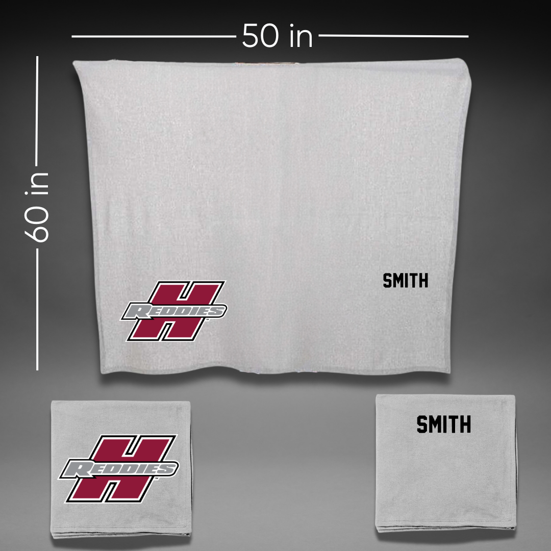 Henderson State University Cheer Gray Blanket - Ruthie Smith