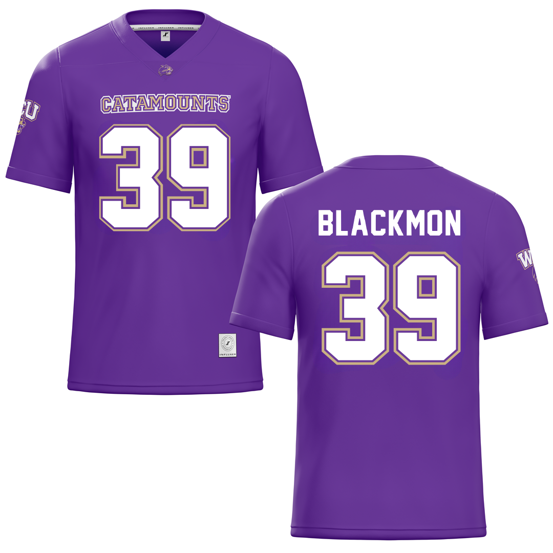 Western Carolina University Purple Football Jersey - #39 Brayden Blackmon