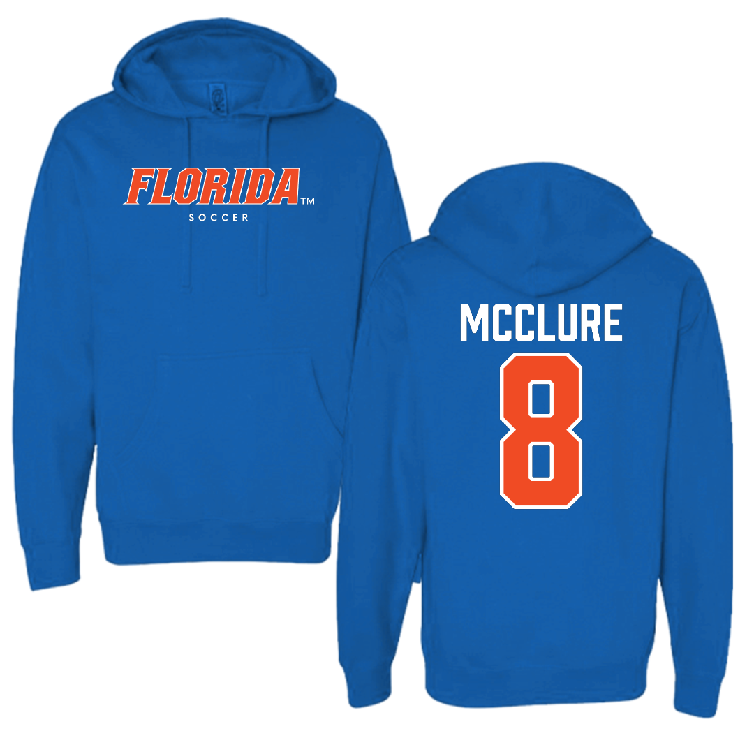 University of Florida Soccer Royal Blue Hoodie - #8 Charlotte McClure
