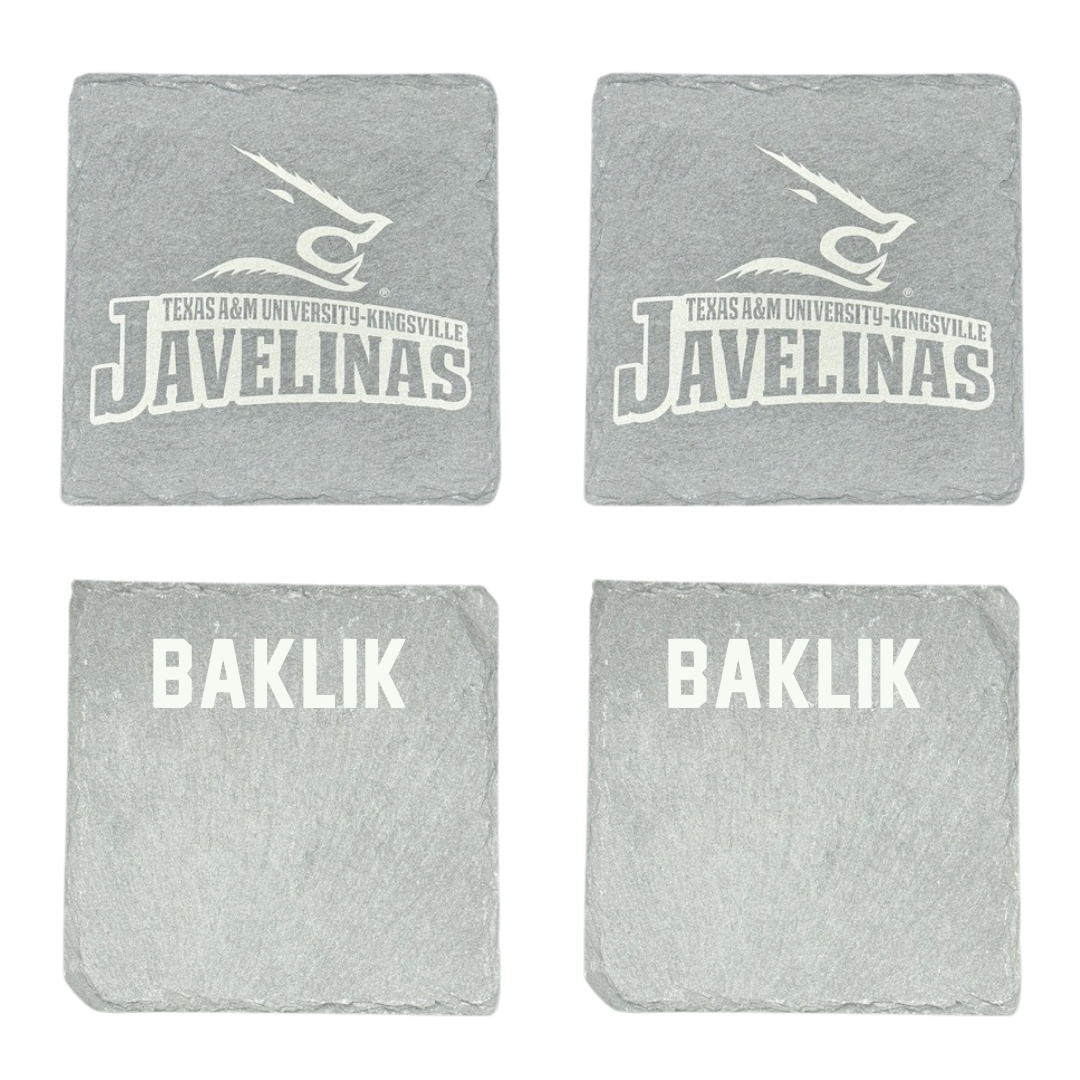 Texas A&M University-Kingsville TF and XC Stone Coaster (4 Pack)  - Payton Baklik