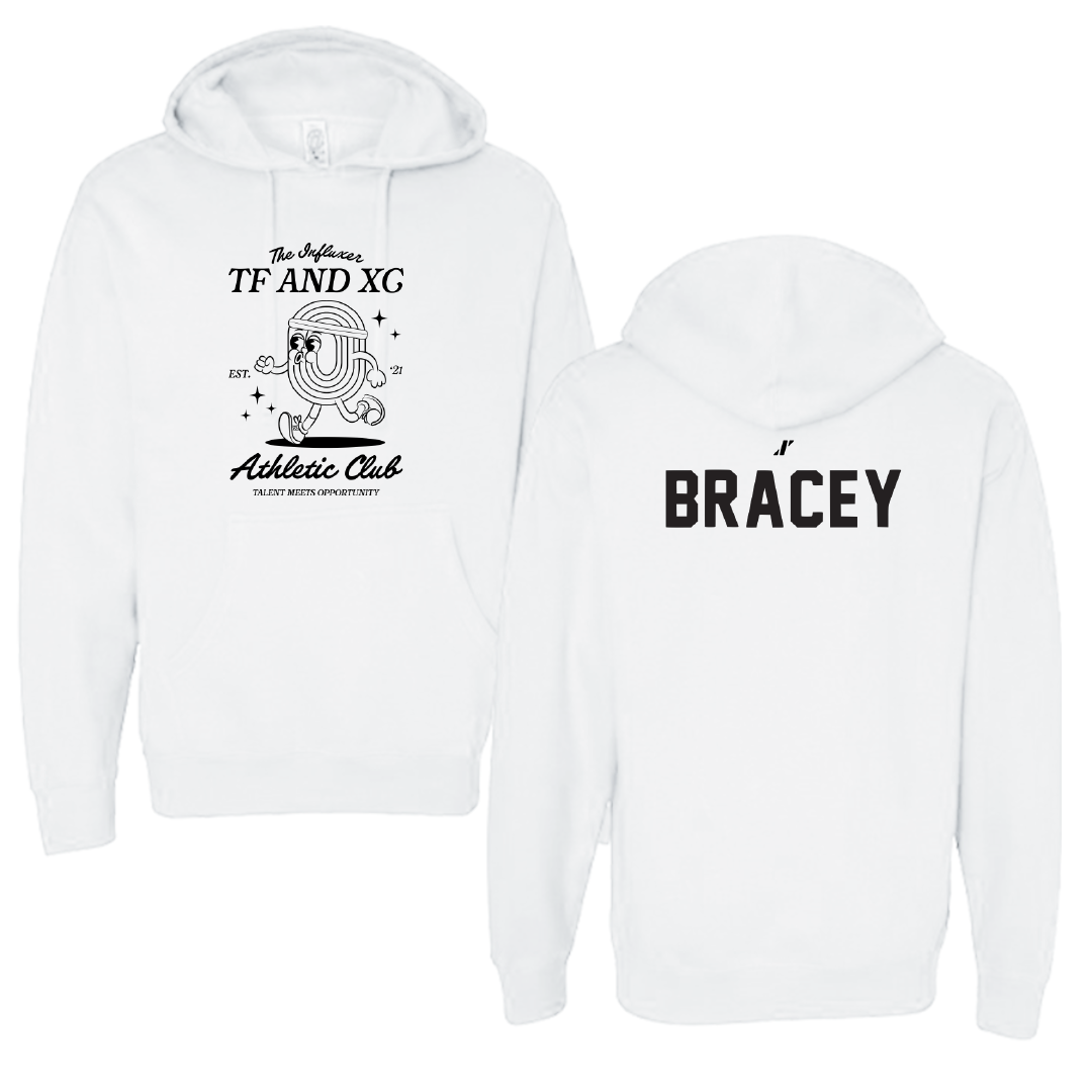 TF and XC White Influxer Athletic Club Hoodie - Trinity Bracey
