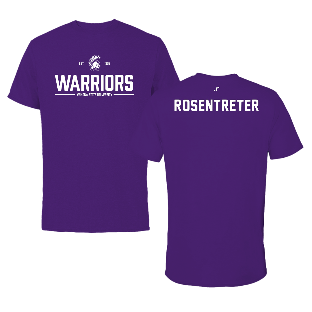 Winona State University Tennis Purple General Tee - Halle Rosentreter
