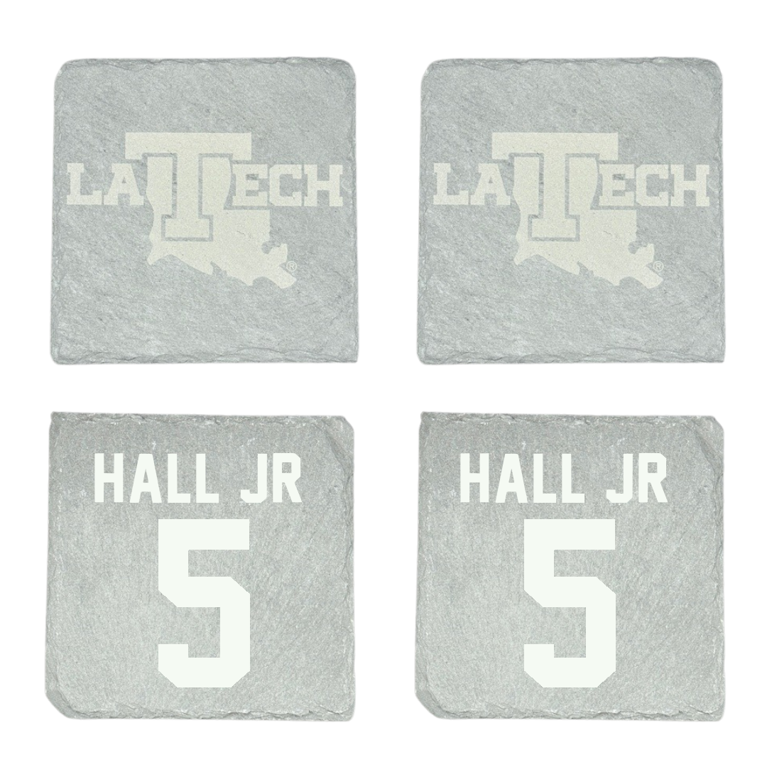 Louisiana Tech University Football Stone Coaster (4 Pack)  - #5 Deshon Hall Jr