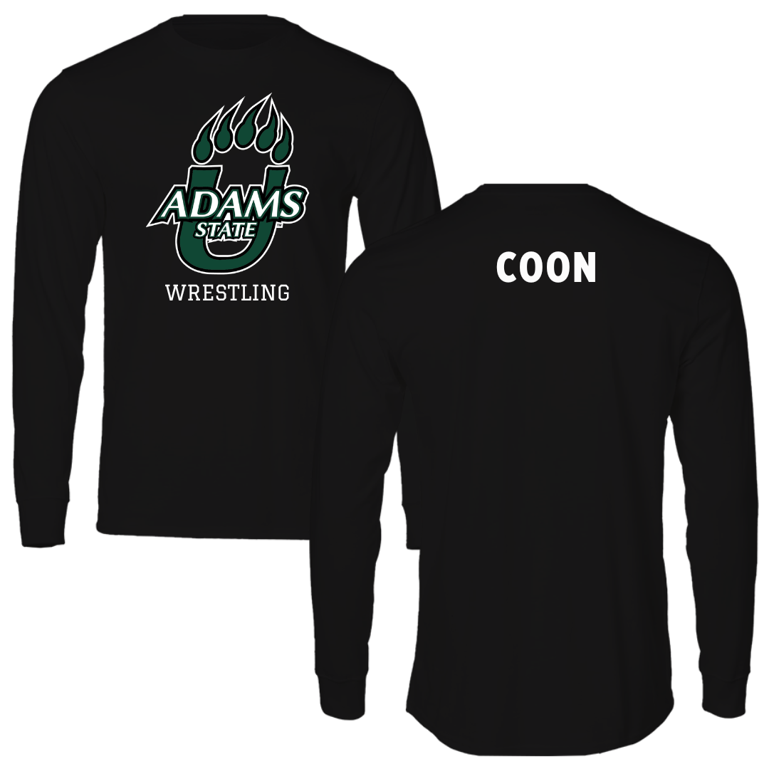 Adams State University Wrestling Black State Long Sleeve - Josh Coon