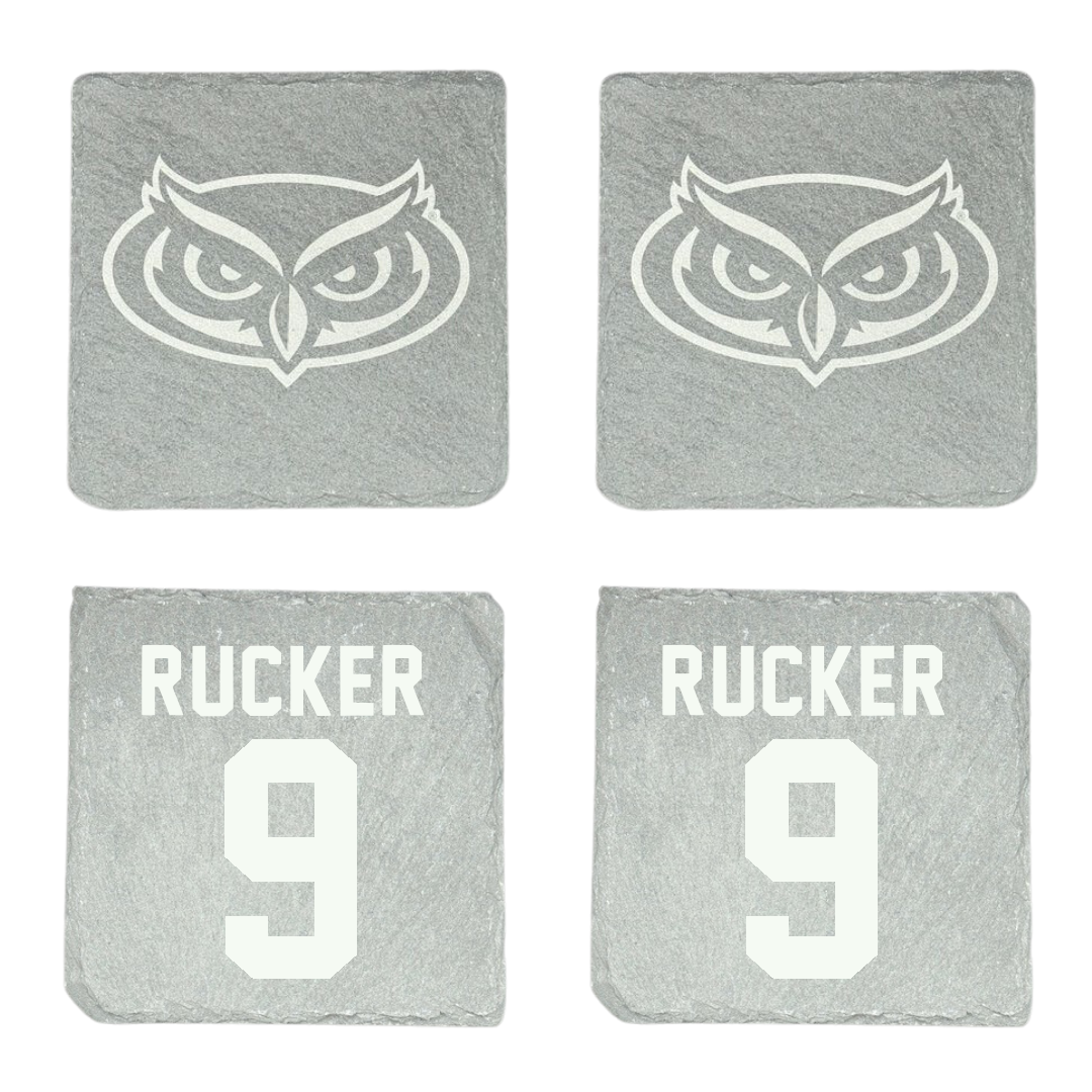 Florida Atlantic University Football Stone Coaster (4 Pack)  - #9 Luke Rucker