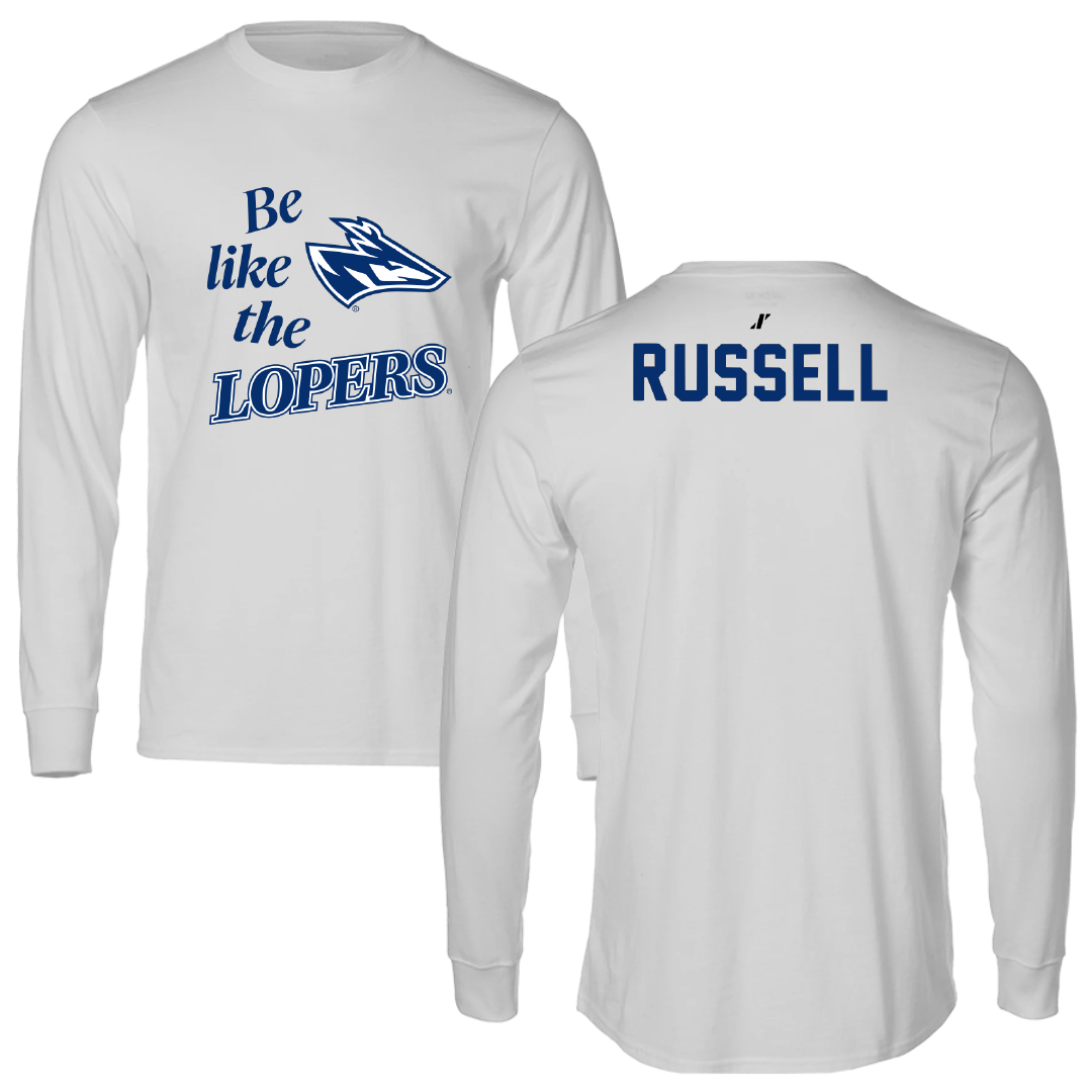 University of Nebraska at Kearney TF and XC Light Gray Be Like Us Long Sleeve - Brianna Russell