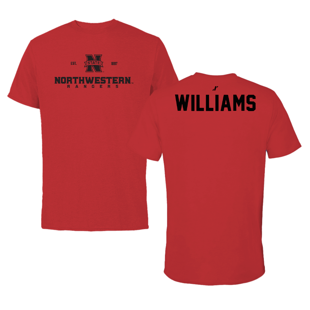 Northwestern Oklahoma State University TF and XC Red General Tee - Caleb Williams