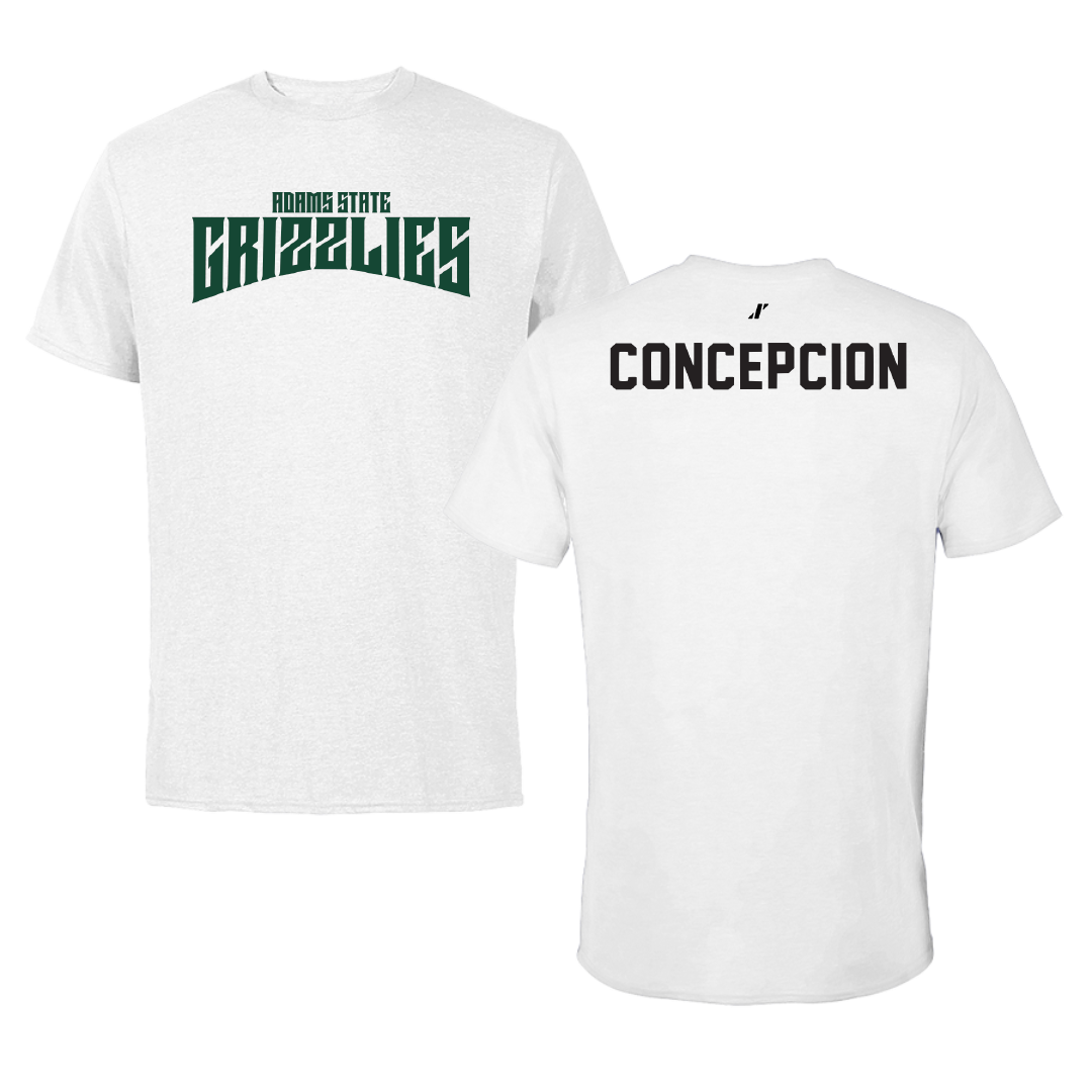 Adams State University Wrestling White Classic Tee - Adam Concepcion
