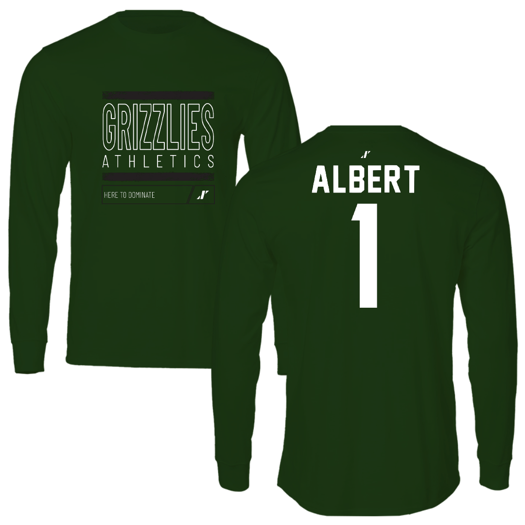 Adams State University Soccer Forest Green Dominate Long Sleeve - #1 Lianna Albert