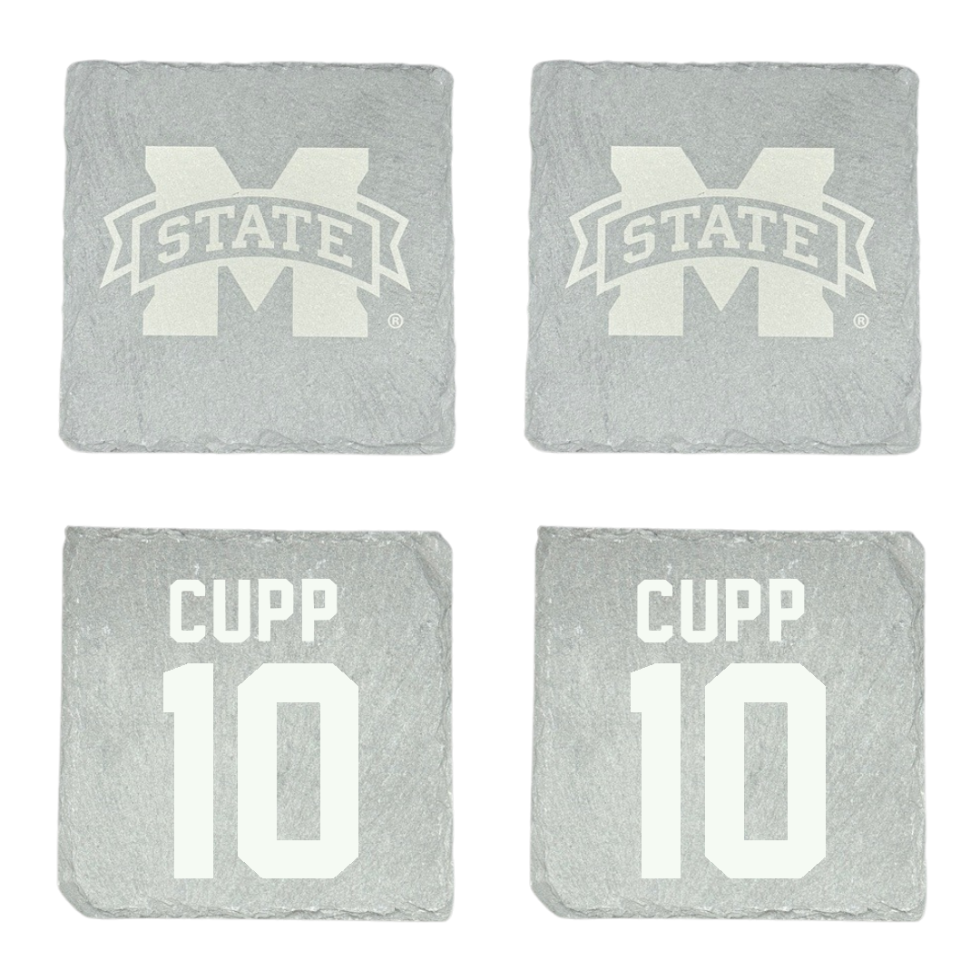 Mississippi State University Baseball Stone Coaster (4 Pack)  - #10 Dylan Cupp