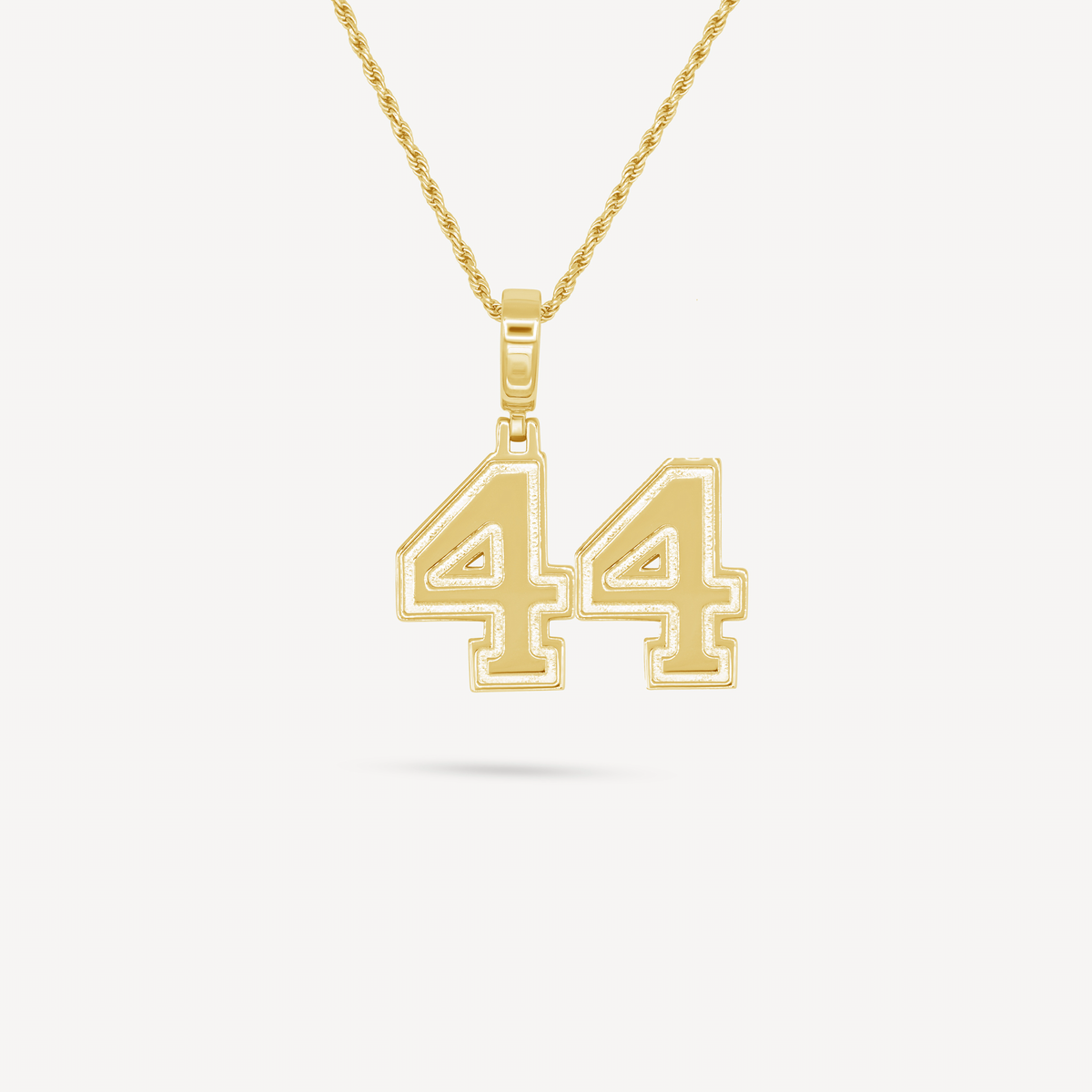 Gold Presidents Pendant and Chain - #44 Jack Pyburn
