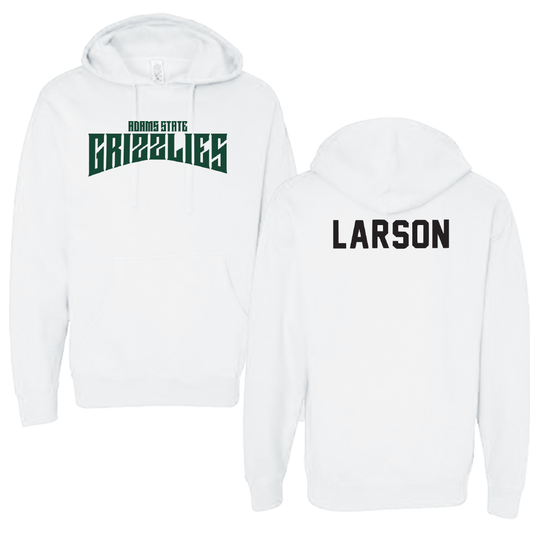 Adams State University Swimming & Diving White Classic Hoodie - Kennedy Larson