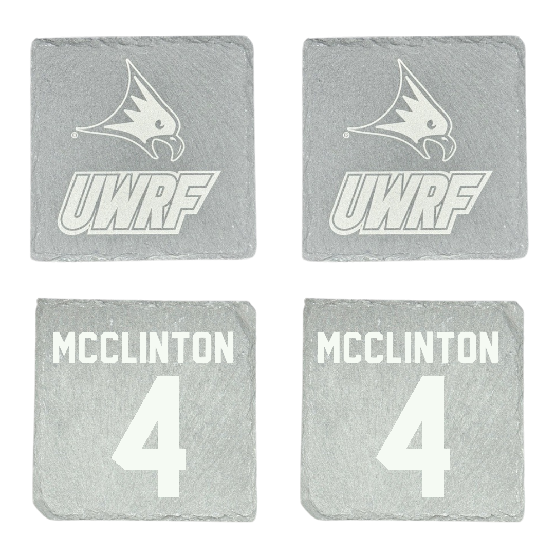 University of Wisconsin-River Falls Lacrosse Stone Coaster (4 Pack)  - #4 Aliviah McClinton