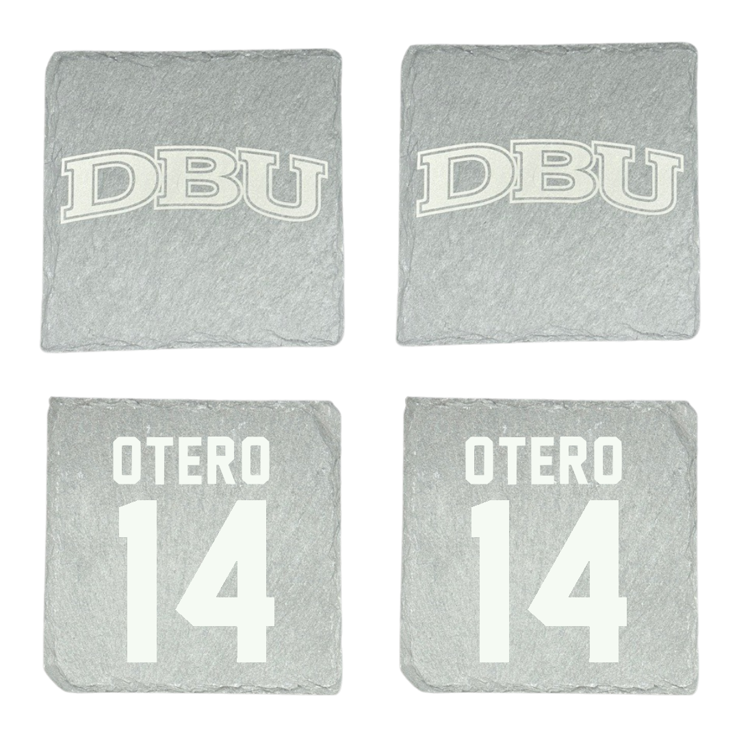 Dallas Baptist University Volleyball Stone Coaster (4 Pack)  - #14 Lindsey Otero