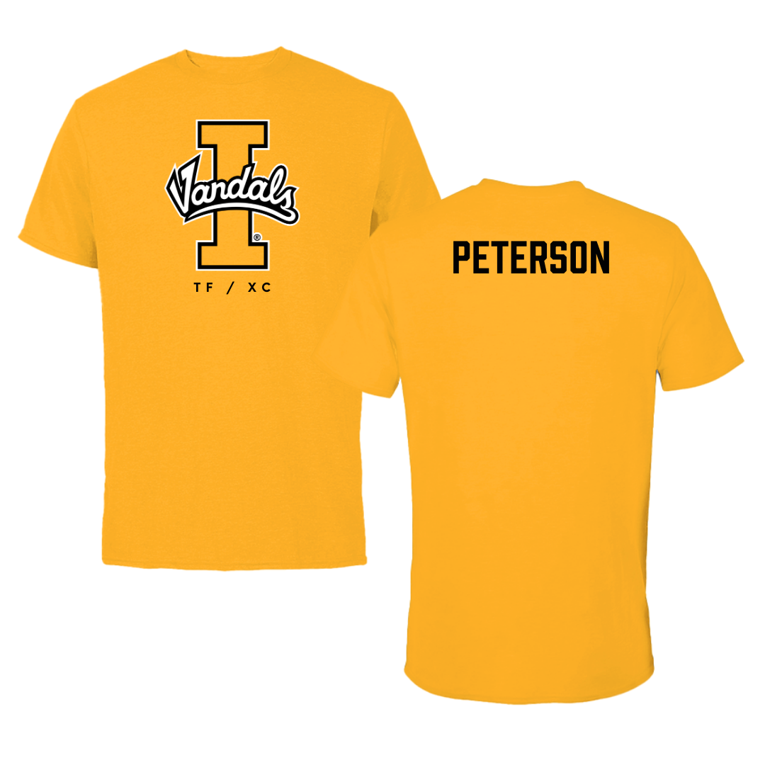 University of Idaho TF and XC Gold Tee - Landon Peterson