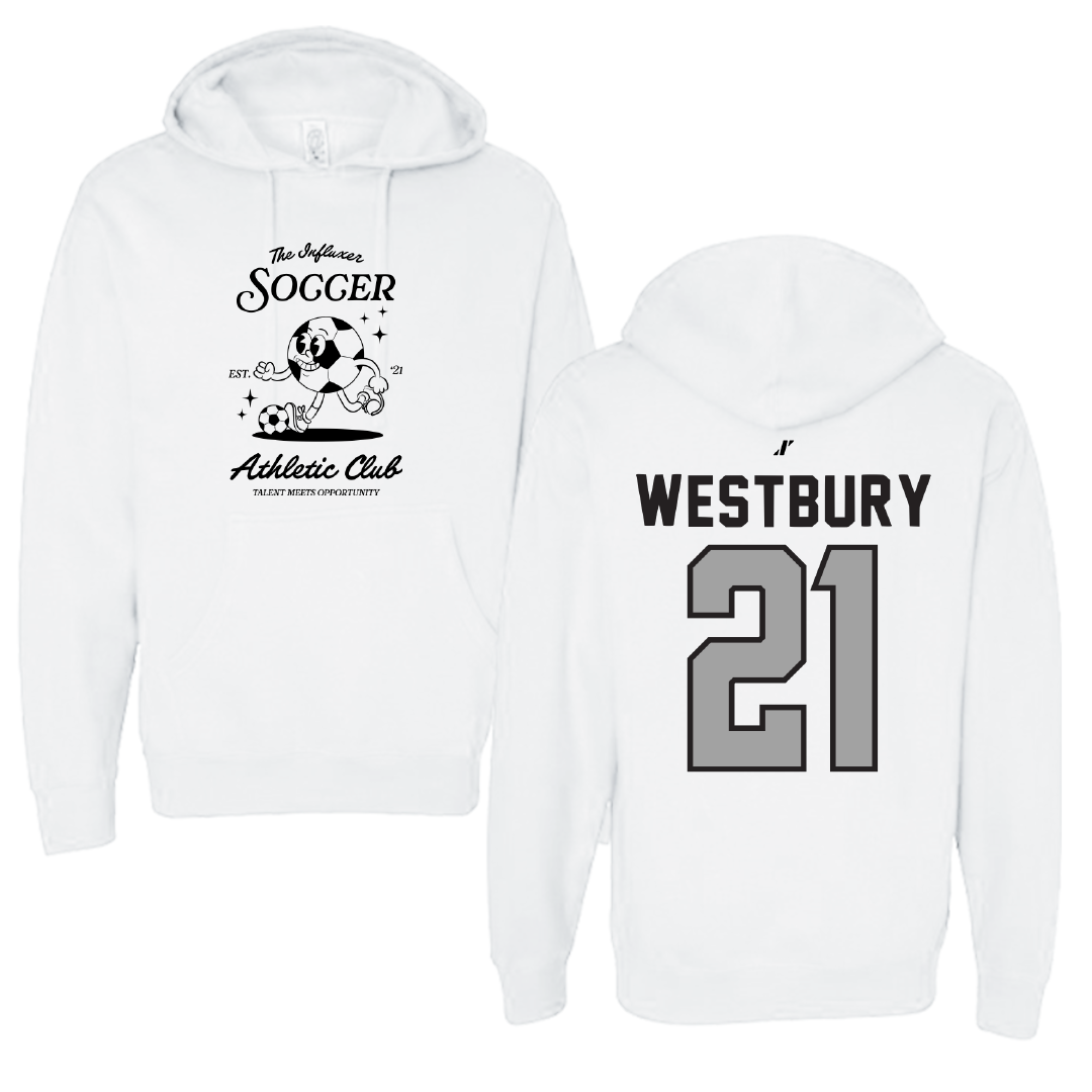 Soccer White Influxer Athletic Club Hoodie - #21 Morgan Westbury