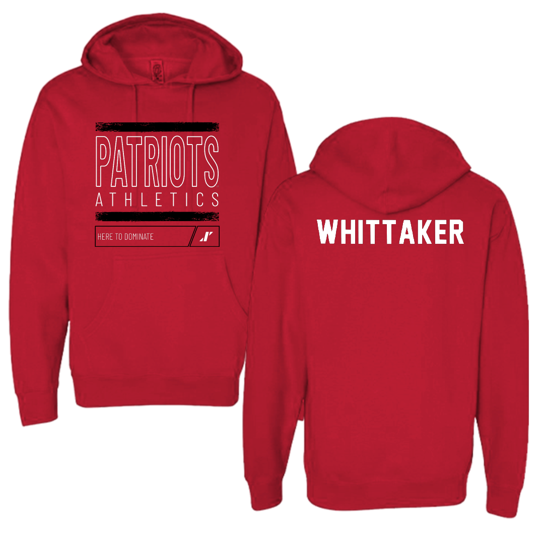 Dallas Baptist University Tennis Red Dominate Hoodie - Oliver Whittaker