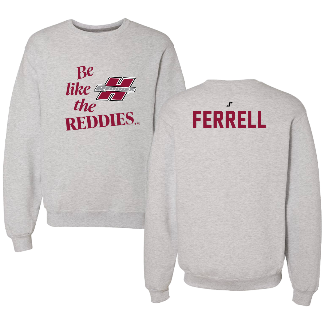 Henderson State University Cheer Light Gray Be Like Us Crewneck - Amanda Ferrell