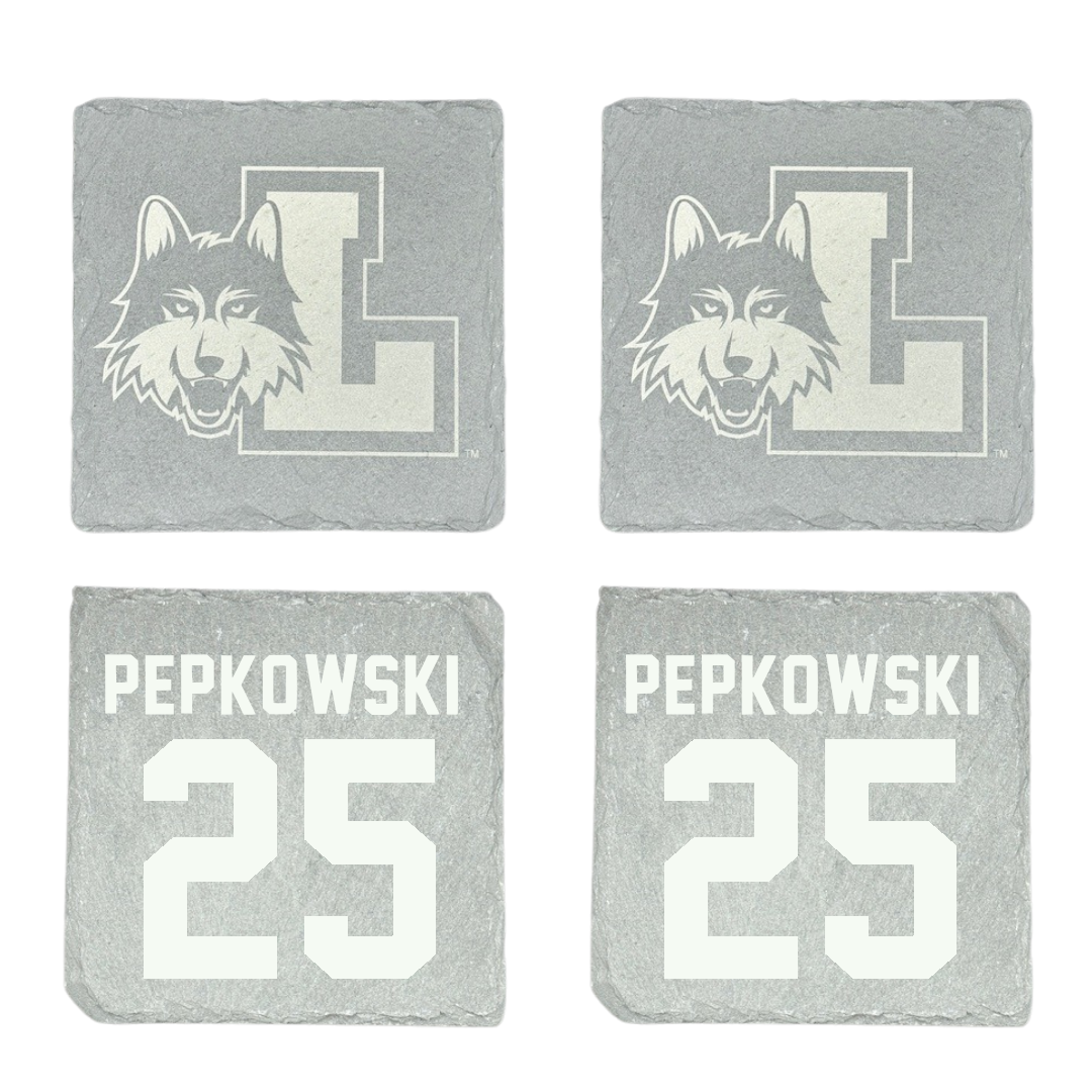 Loyola University-Chicago Softball Stone Coaster (4 Pack)  - #25 Peyton Pepkowski