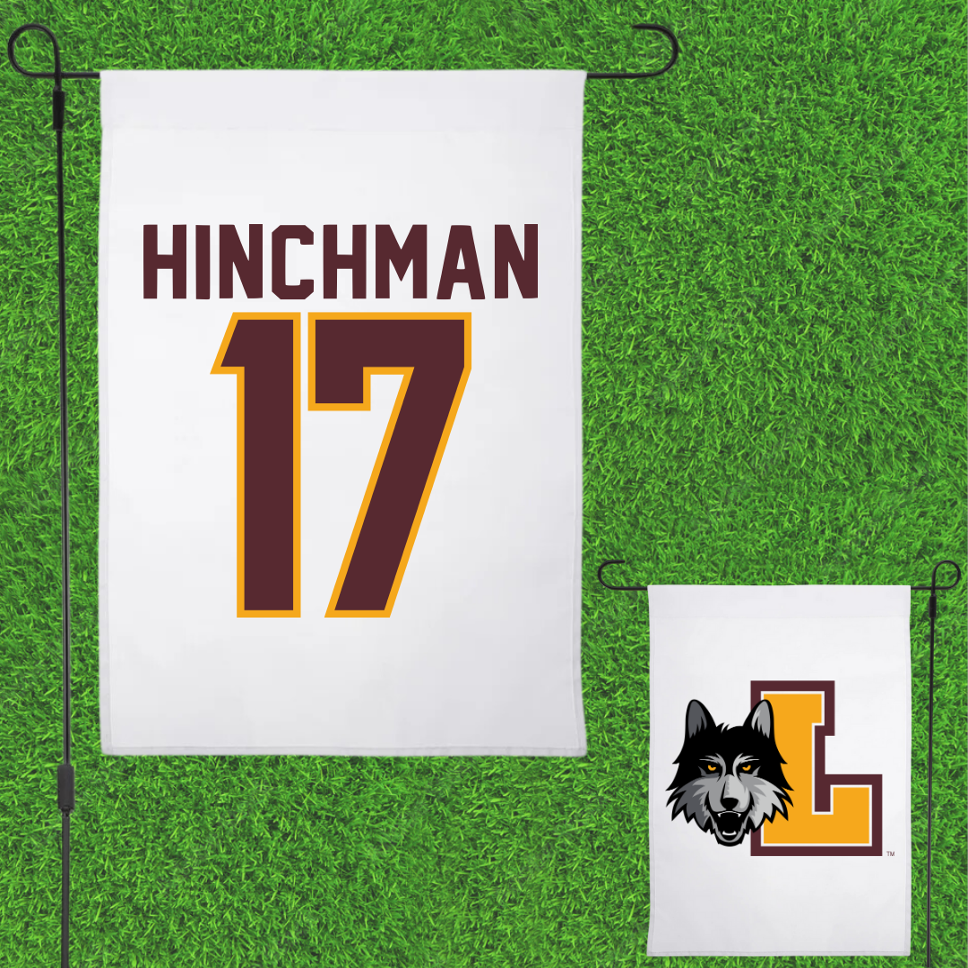 Loyola University-Chicago Volleyball White Garden Flag - #17 Grace Hinchman