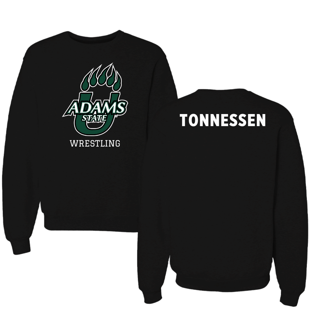 Adams State University Wrestling Black State Crewneck - Benjamin Tonnessen