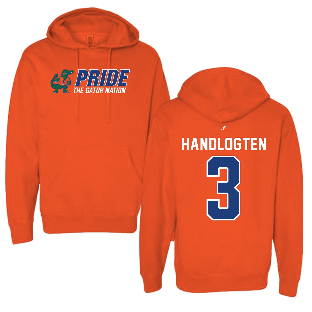 University of Florida Basketball Orange General Hoodie - #3 Micah Handlogten