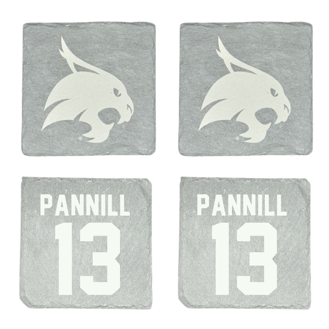 Texas State University Softball Stone Coaster (4 Pack)  - #13 Braylin Pannill
