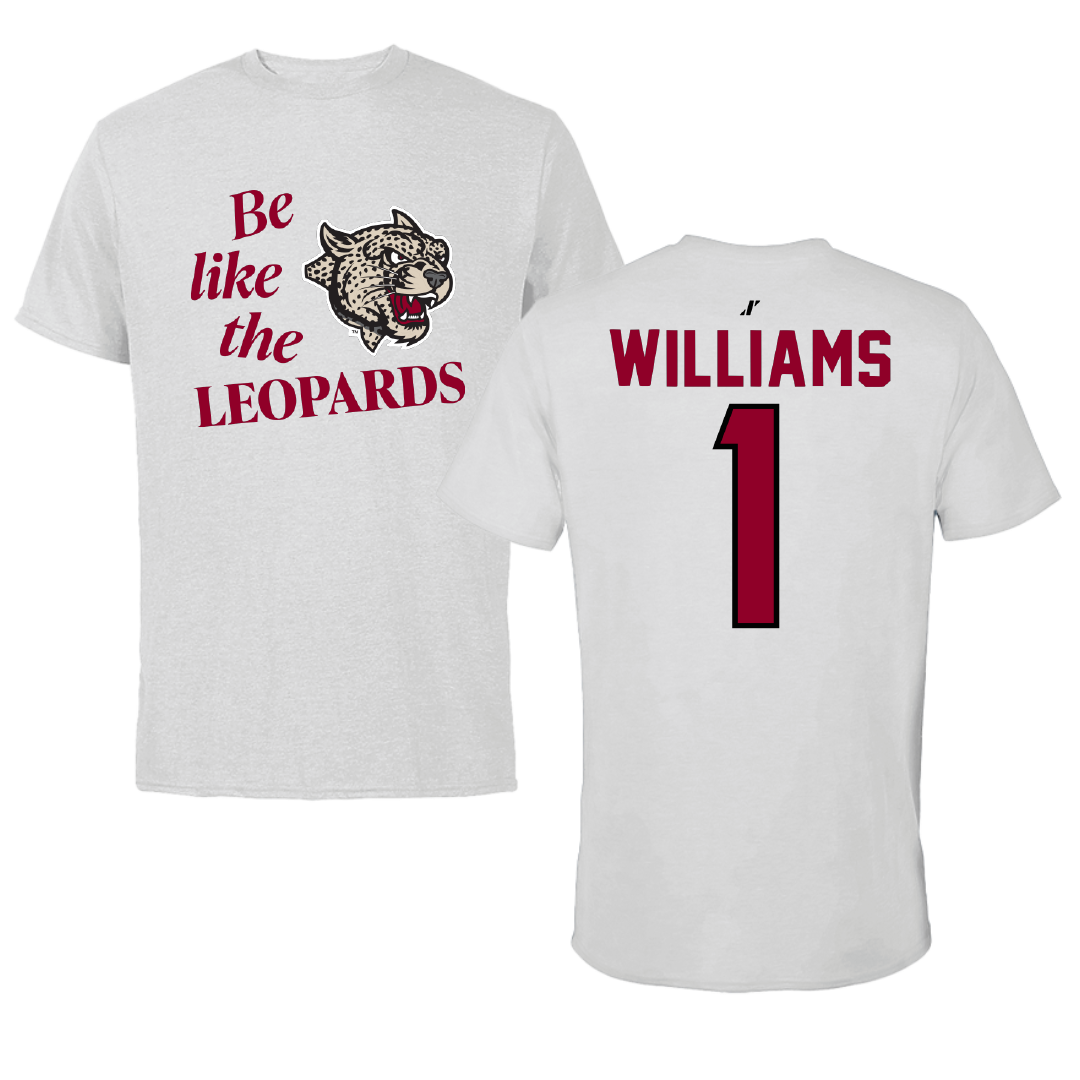 Lafayette College Basketball Light Gray Be Like Us Tee - #1 Caleb Williams