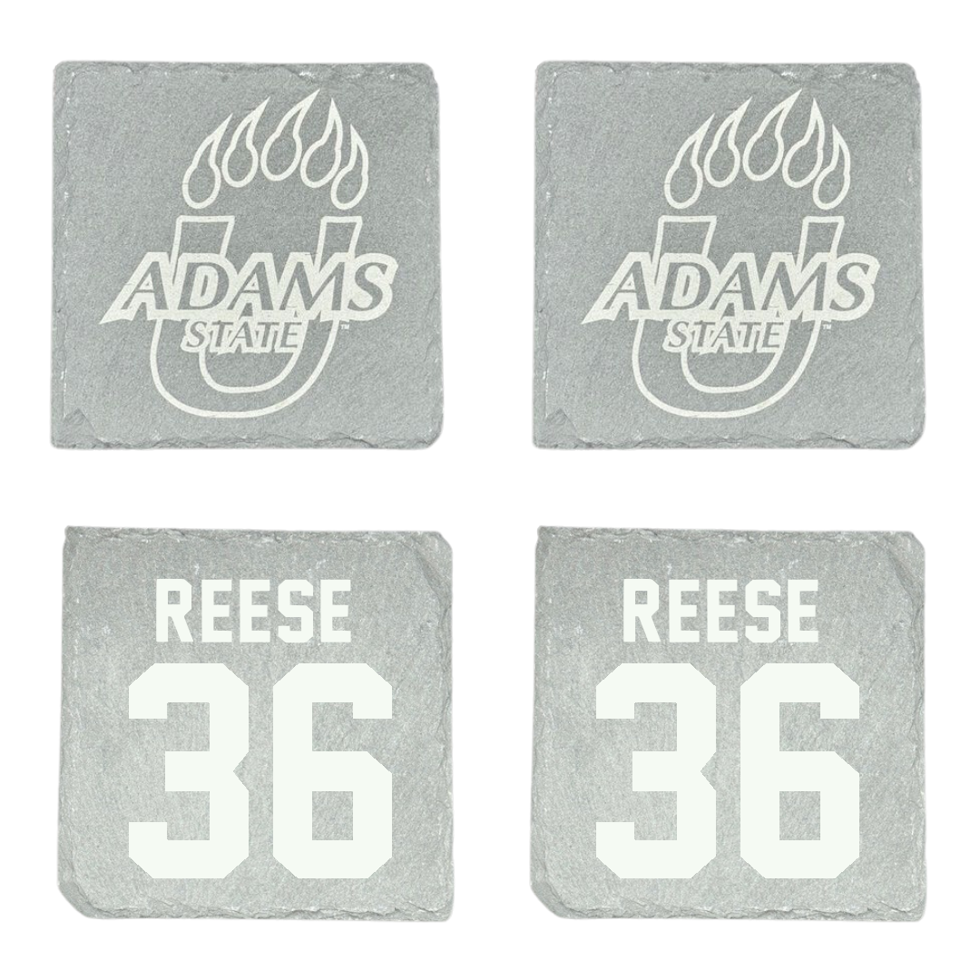 Adams State University Soccer Stone Coaster (4 Pack)  - #36 Kaidin Reese