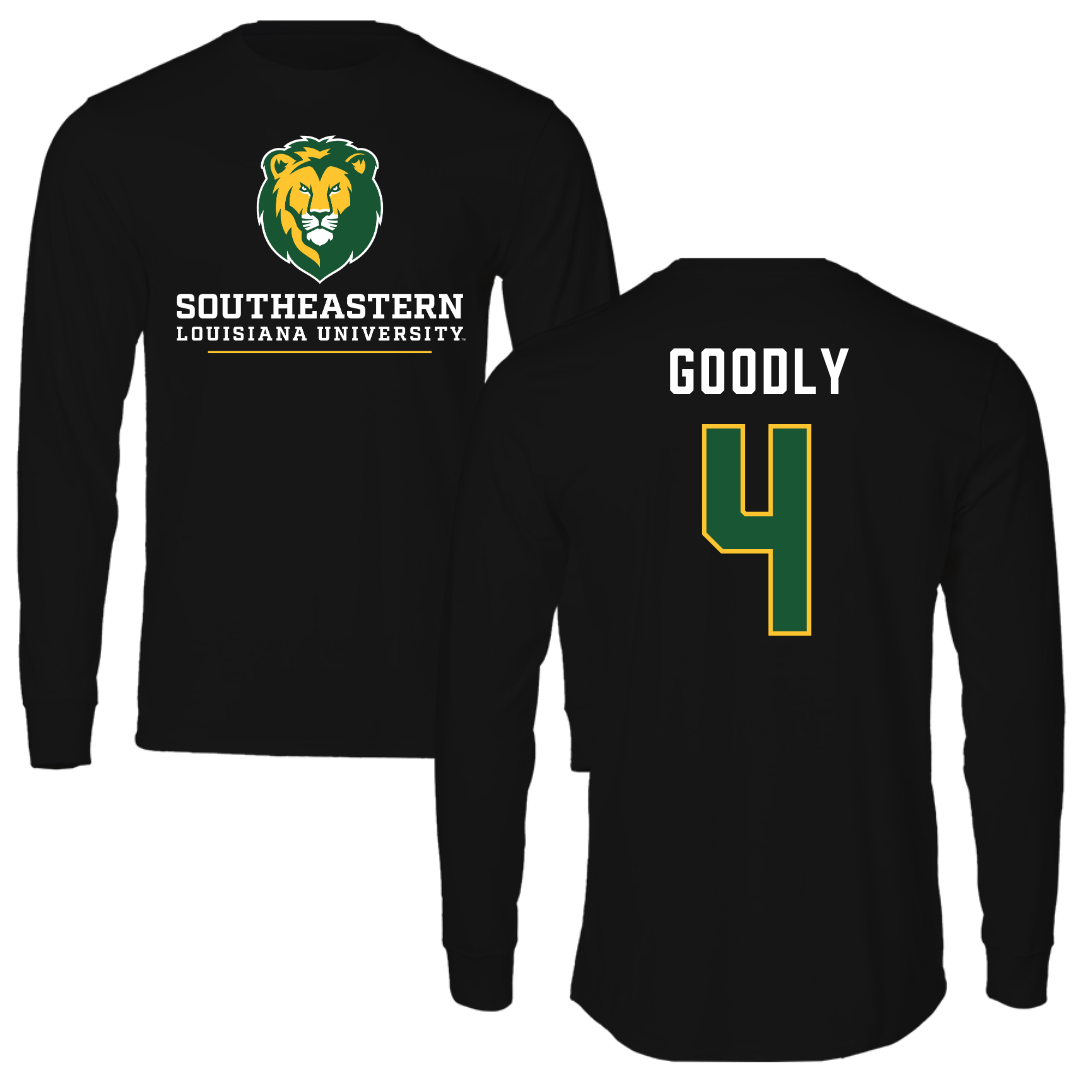 Southeastern Louisiana University Football Black Long Sleeve - #4 Ian Goodly