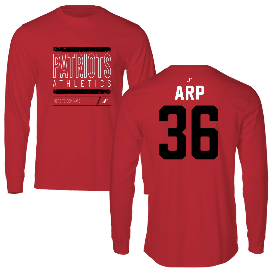 Dallas Baptist University STUNT Red Dominate Long Sleeve - #36 Ashtyn Arp